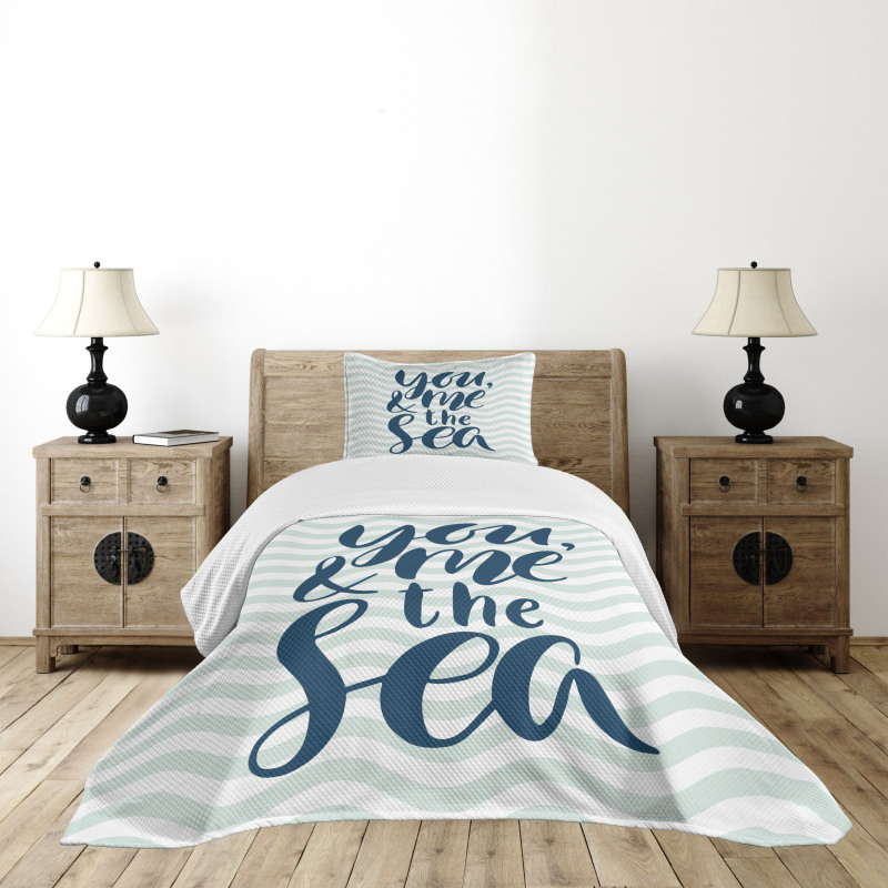 You and Me and the Sea Bedspread Set