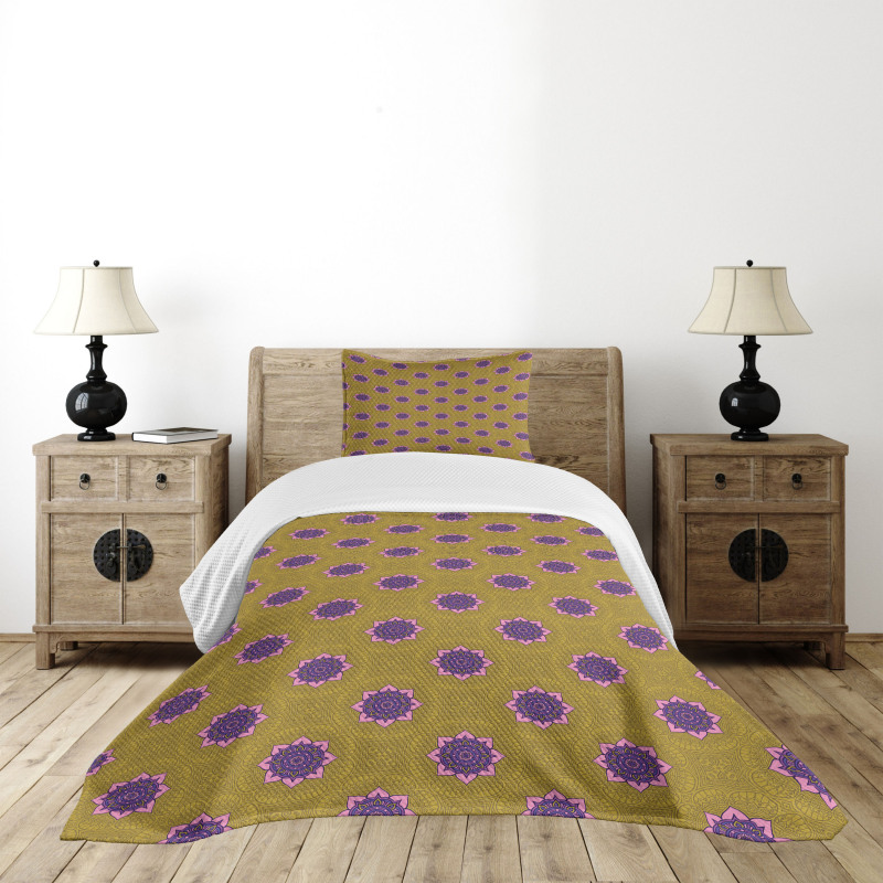 Traditional Mandala Ornate Bedspread Set