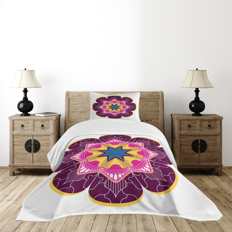 Vintage Motif Mandala Bedspread Set