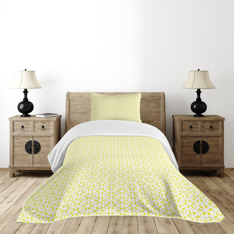 Wavy Lines Design Bedspread Set