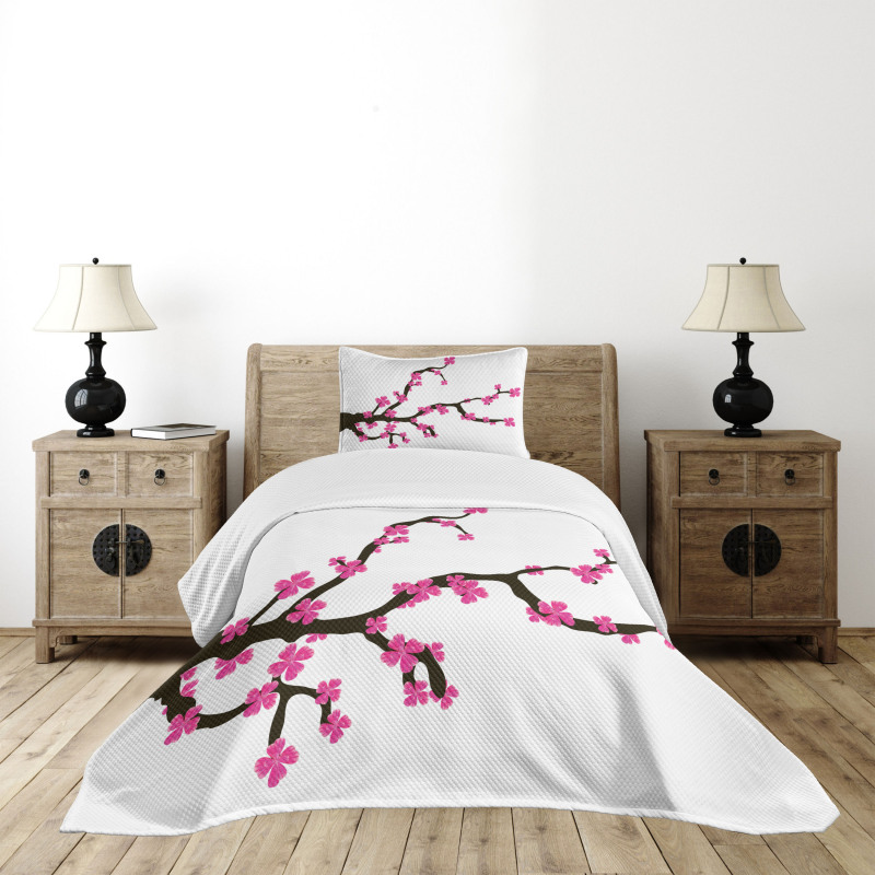 Botany Theme Bedspread Set