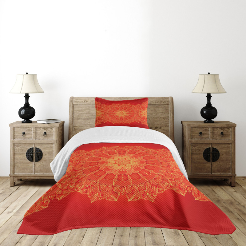 Complex Exposure Swirls Bedspread Set