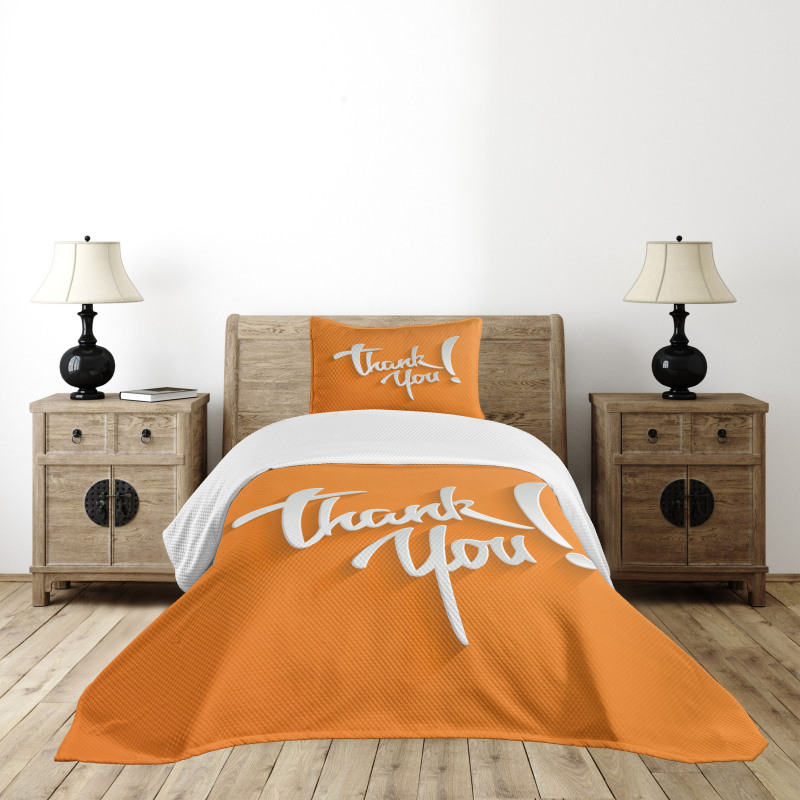 Curvy Joint Gratefulness Bedspread Set