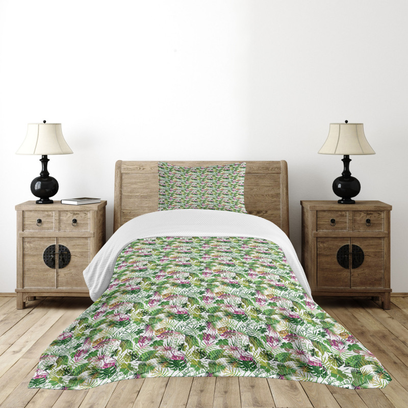 Plants of Hawaiian Flora Bedspread Set