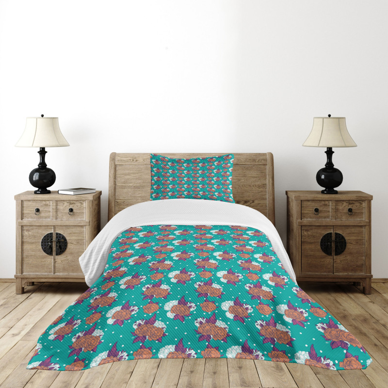 Peony Bouquet Celebration Bedspread Set