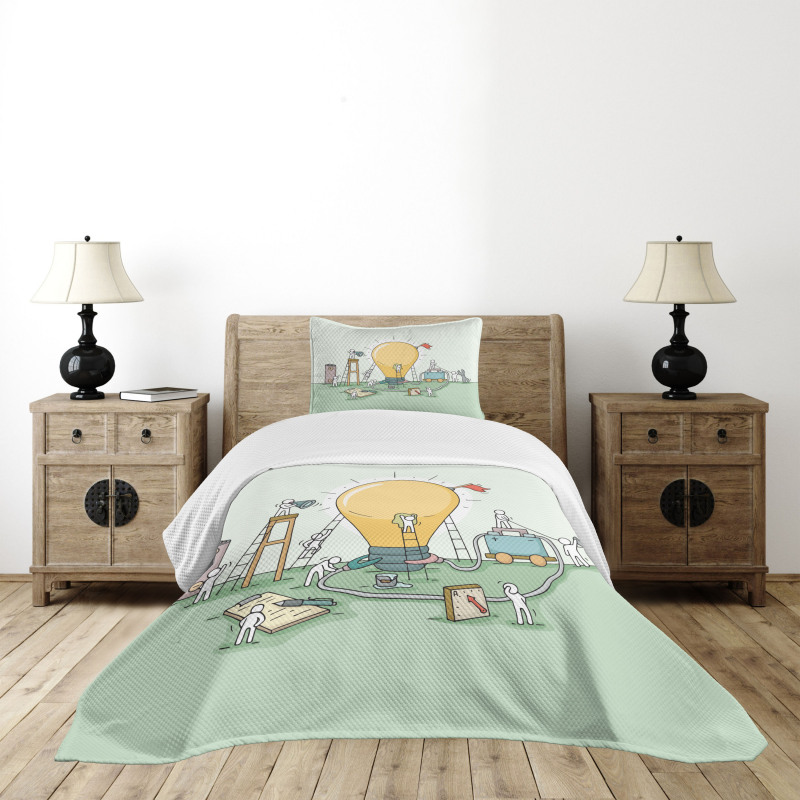 Creativity Teamwork Bedspread Set