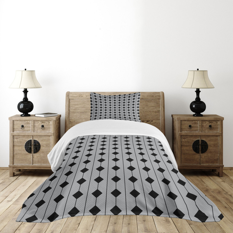 Square and Stripes Bedspread Set