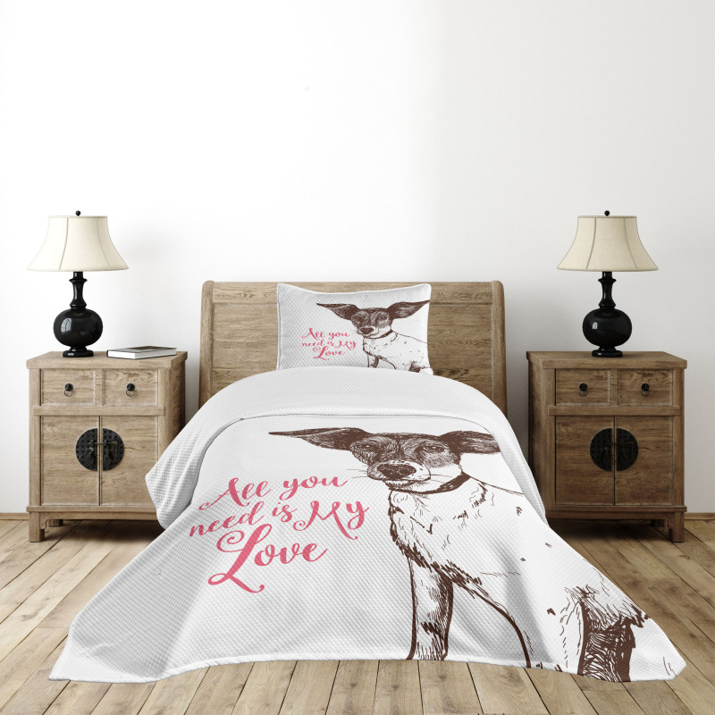 All You Need is Love Bedspread Set