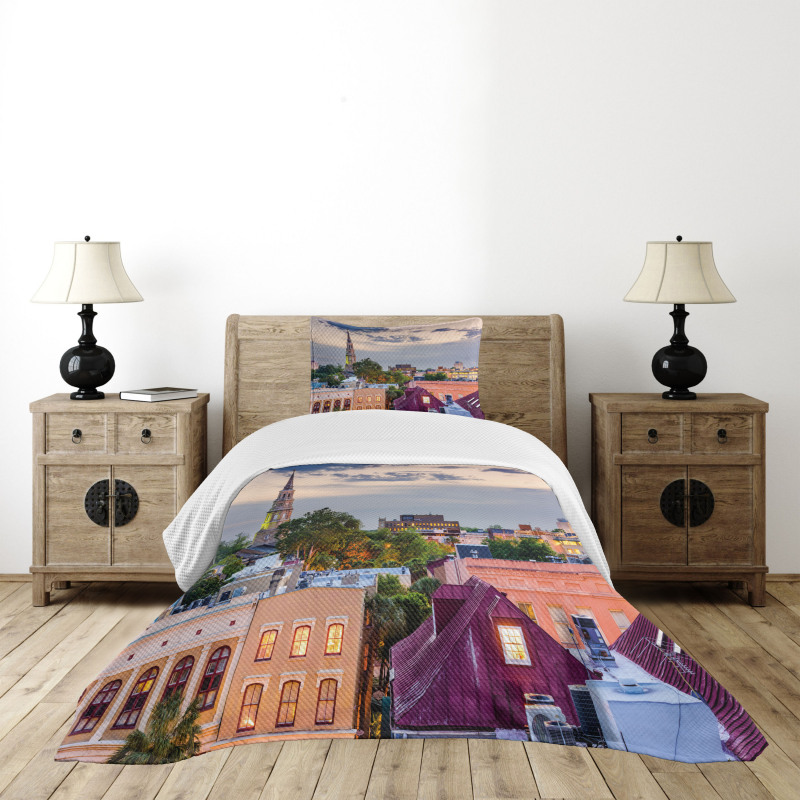 South Carolina Buildings Bedspread Set