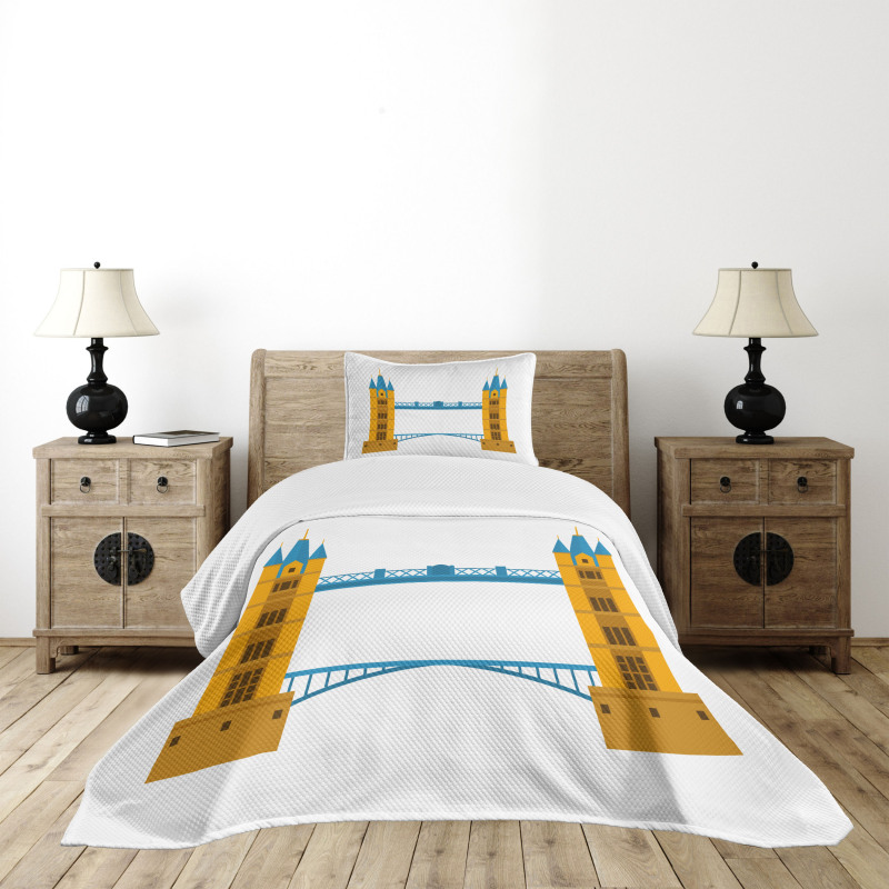 Landscape Travel Theme Bedspread Set