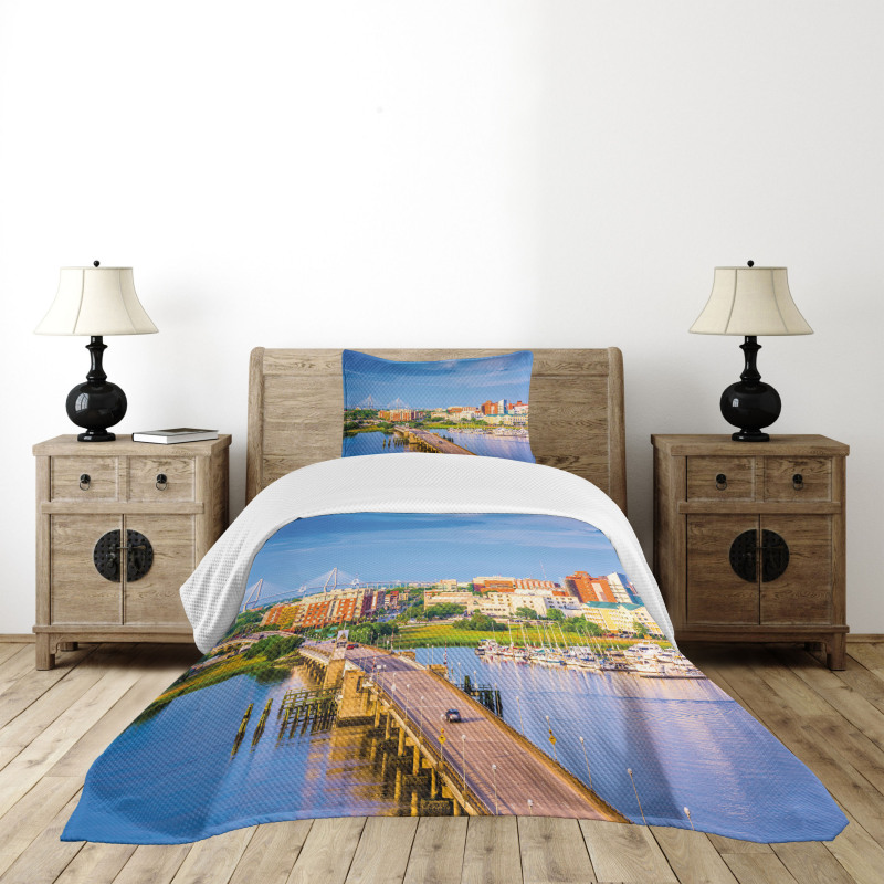 Spring Morning Scene Bedspread Set