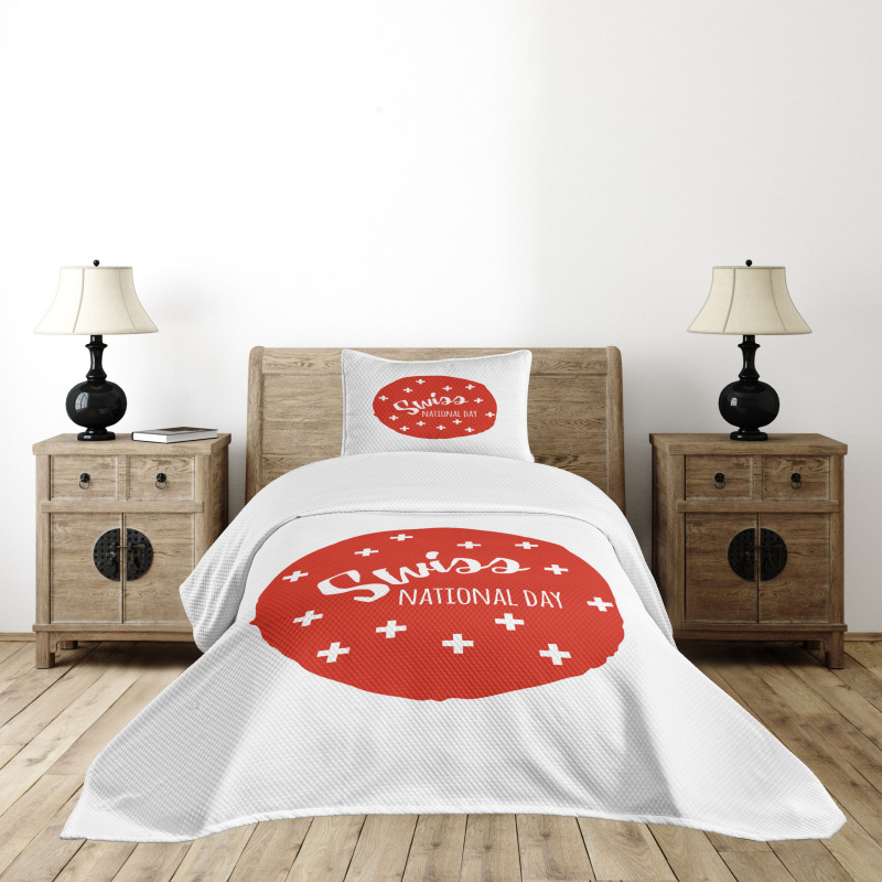 National Day Monochrome Bedspread Set