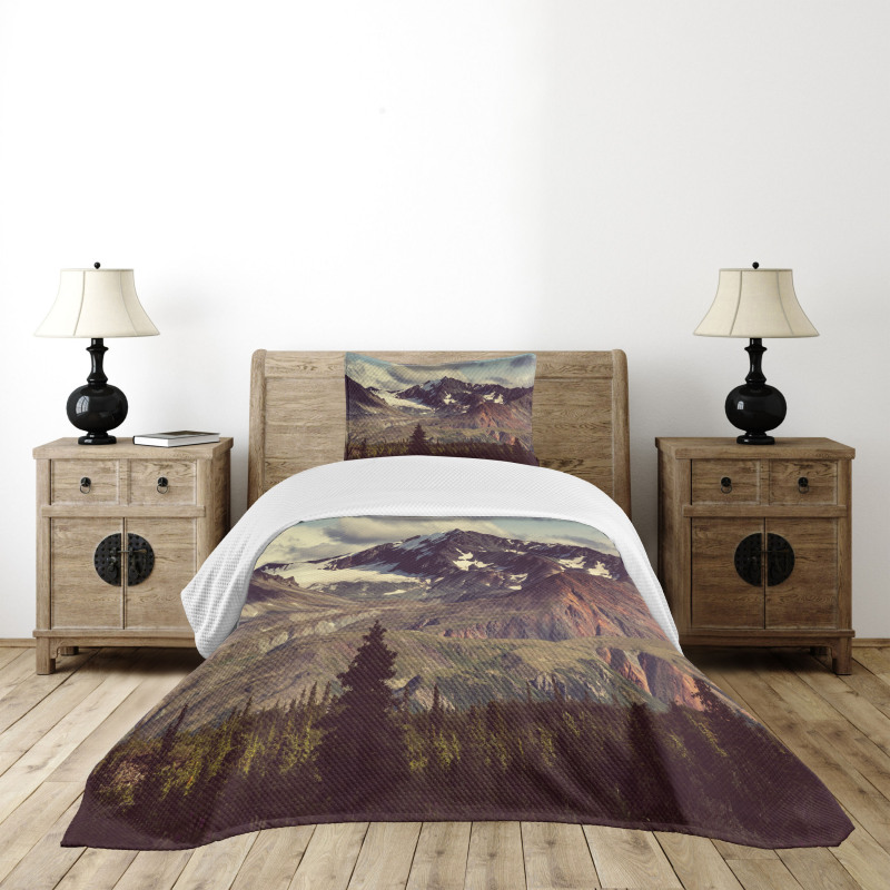 Alaska Scenery Bedspread Set