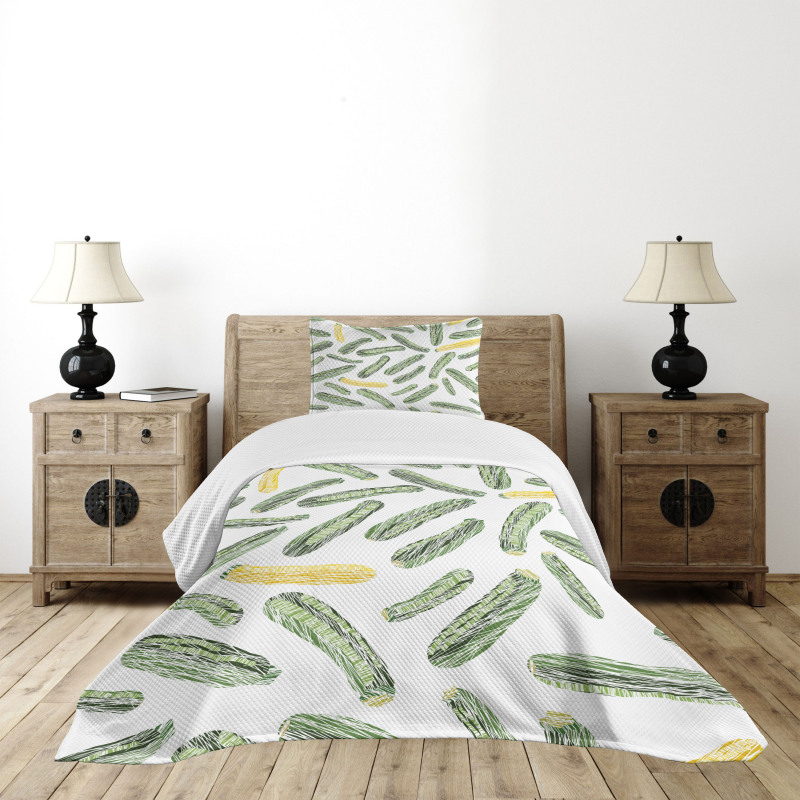 Organic Vegan Design Bedspread Set