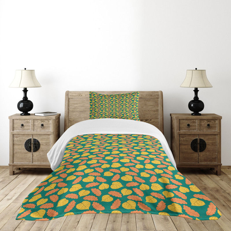 Autumn Season Cartoon Bedspread Set