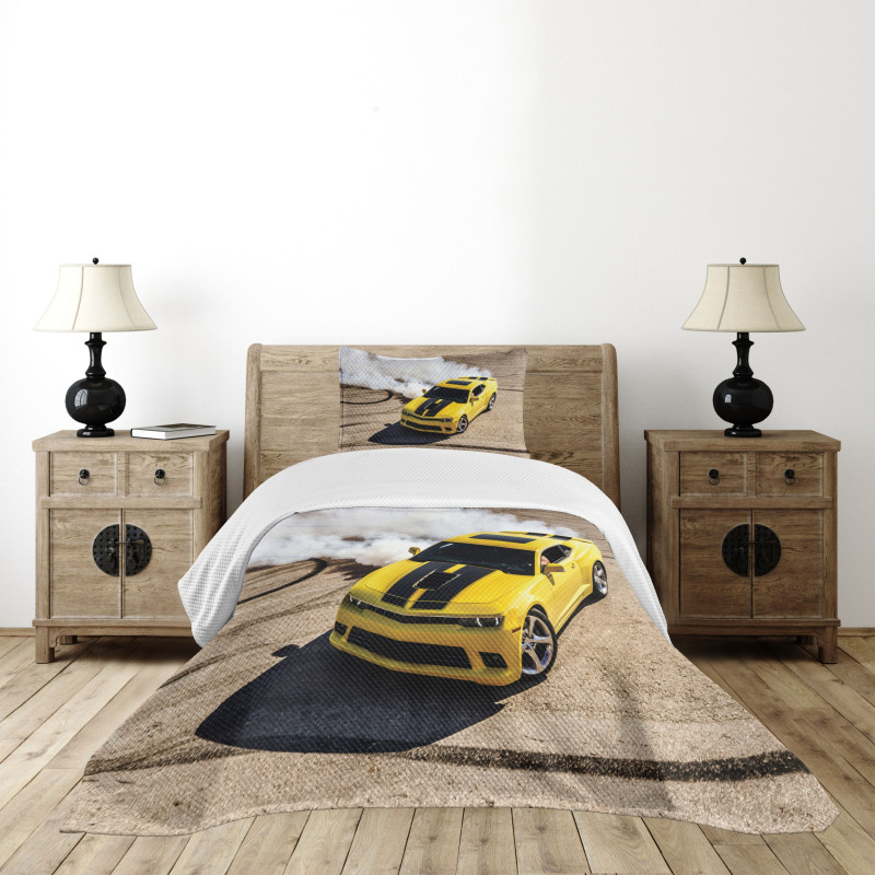 Racer Speedy Sports Car Bedspread Set