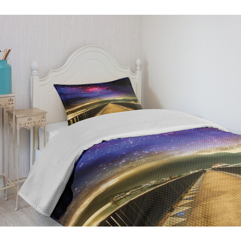Galaxy Cosmos Bridge Bedspread Set