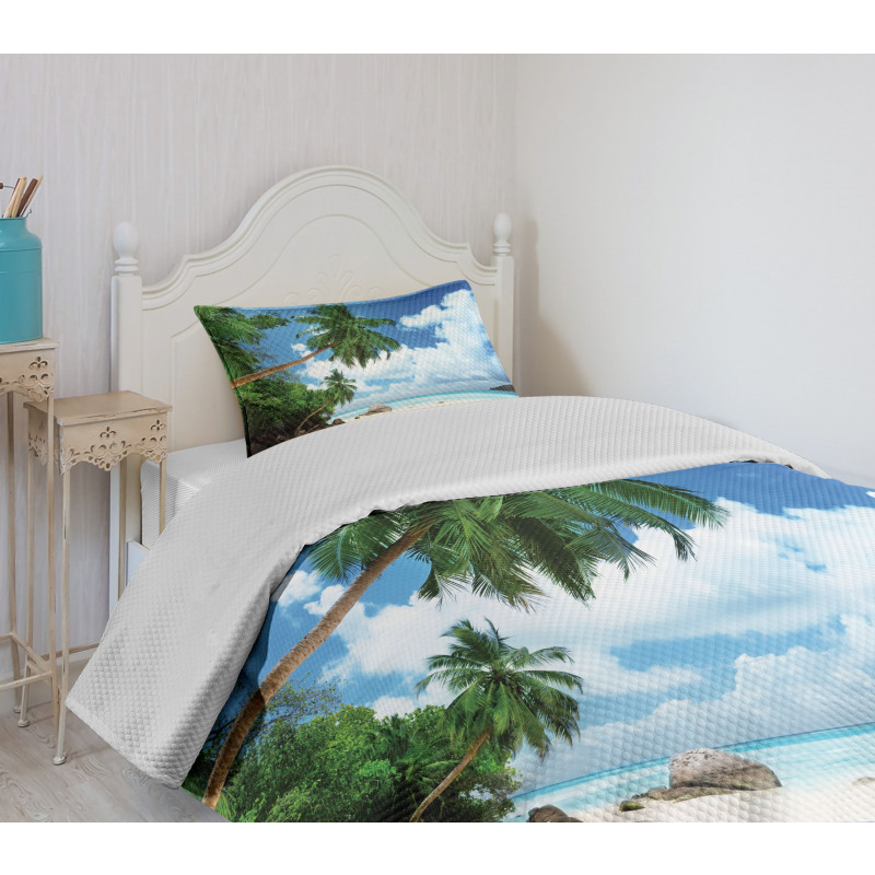 Mahe Island in Seychelles Bedspread Set