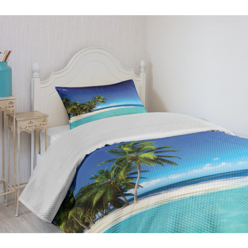 Seaside Nature Tropic Bedspread Set