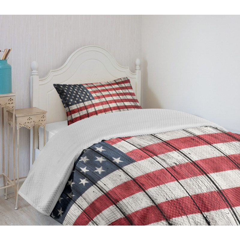 Fourth of July Independence Bedspread Set