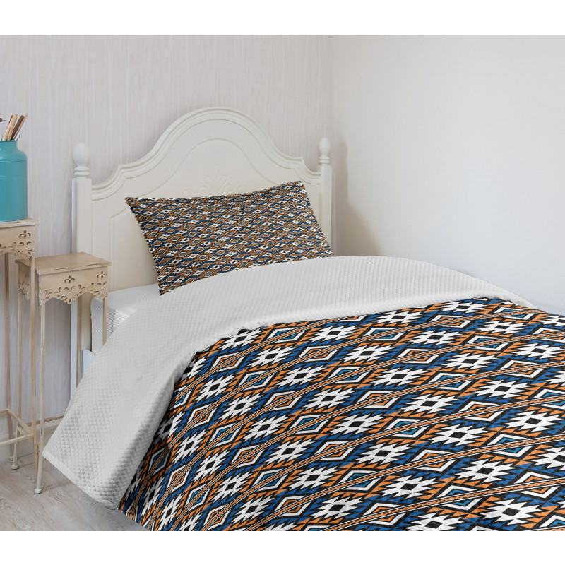 Geometrical Pattern Bedspread Set