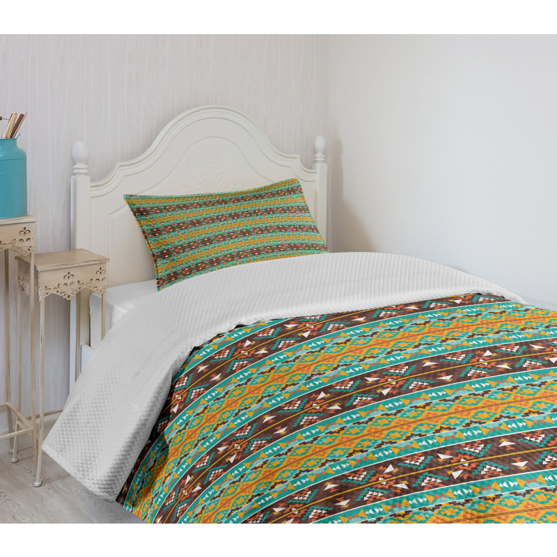 Tribal Art Pattern Bedspread Set