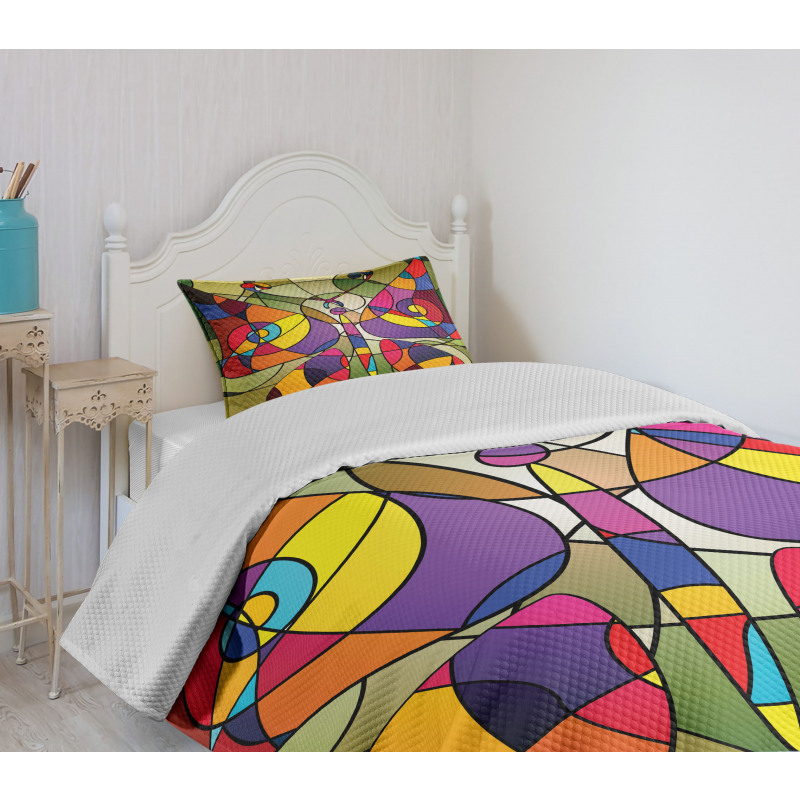 Abstract Butterfly Art Bedspread Set