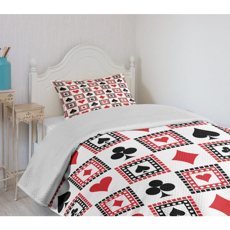 Playing Cards Bedspread Set