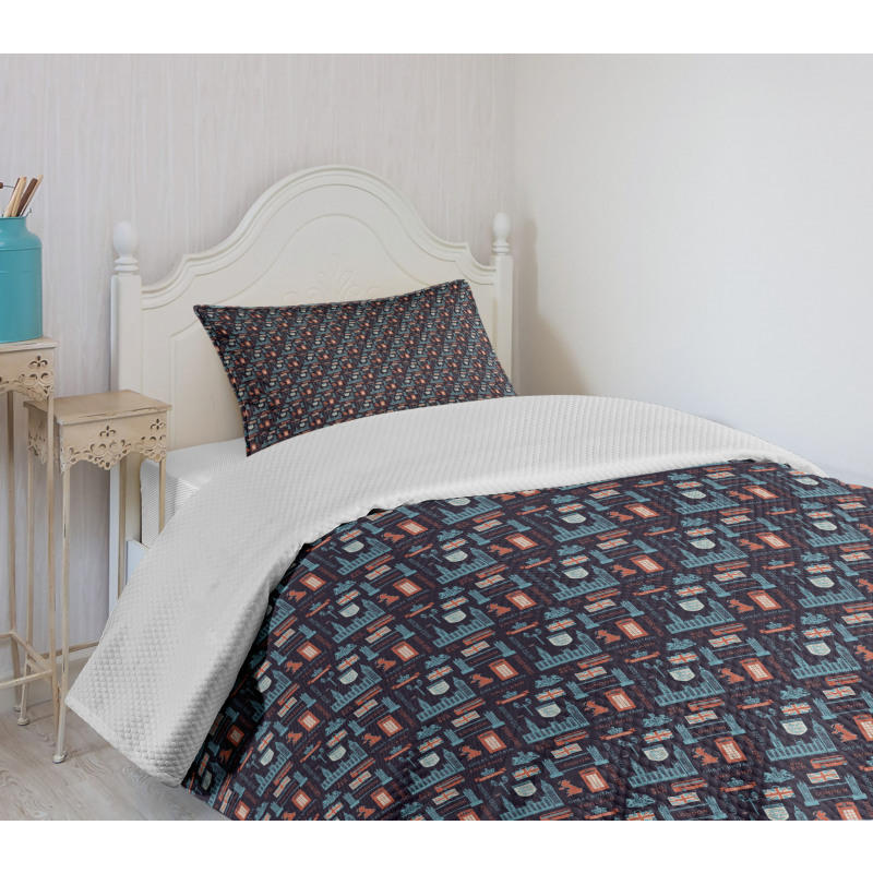 Symbolic Pattern Bedspread Set