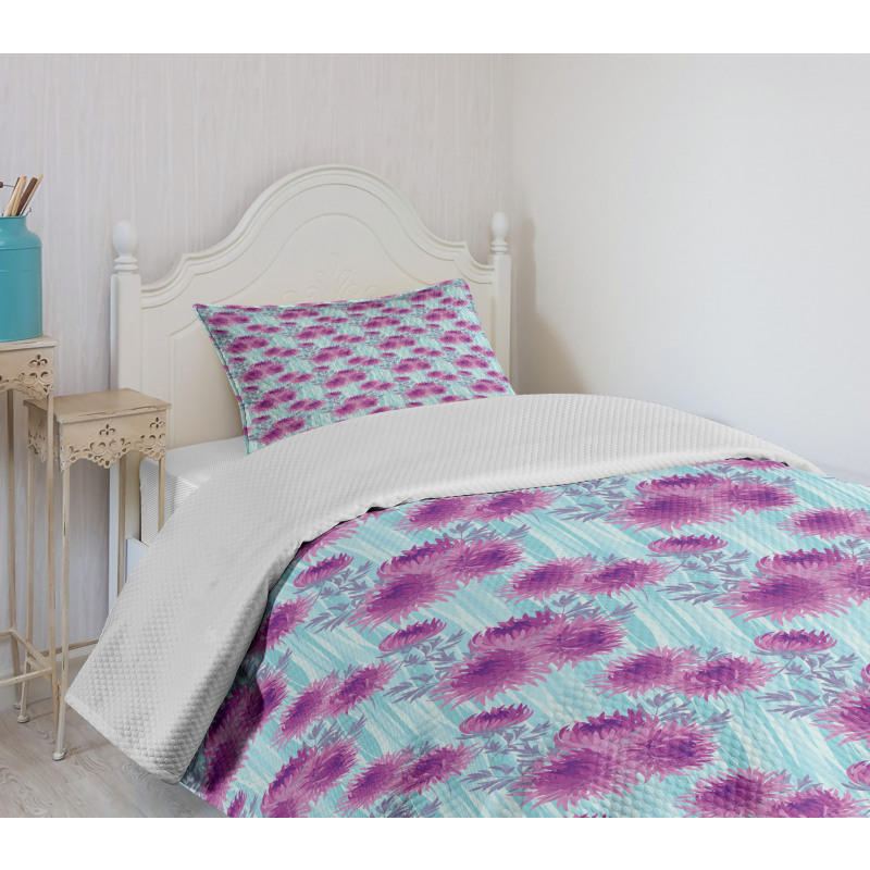 Spring Chrysanthemums Bedspread Set