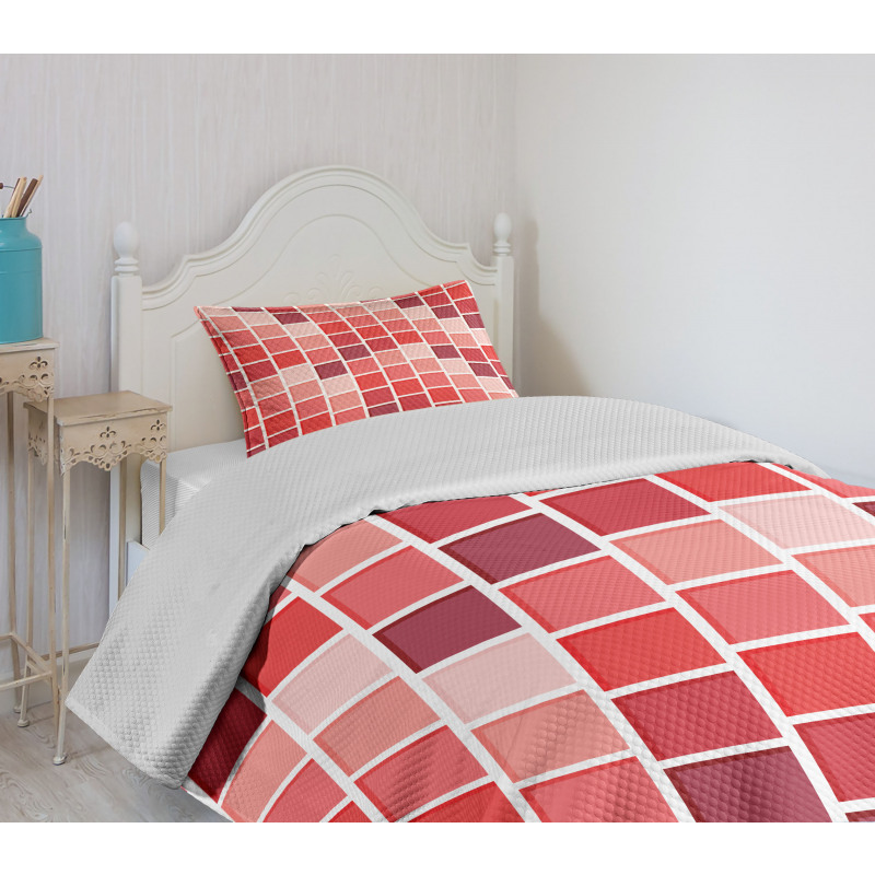 Tile Rectangle Square Bedspread Set