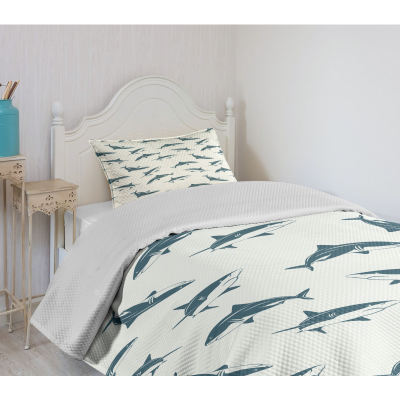 Dangerous Underwater Bedspread Set