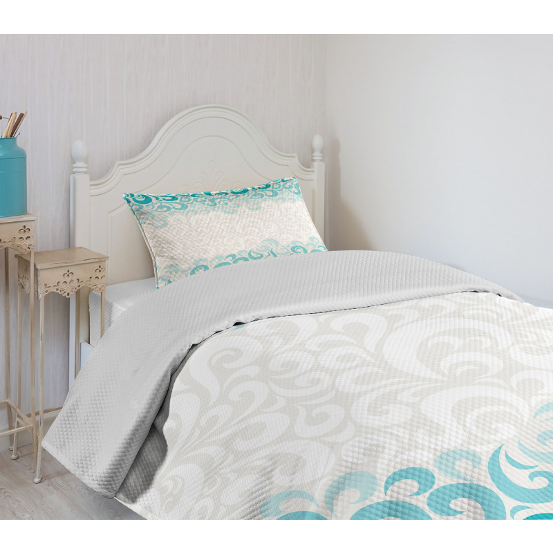 Floral Classic Design Bedspread Set