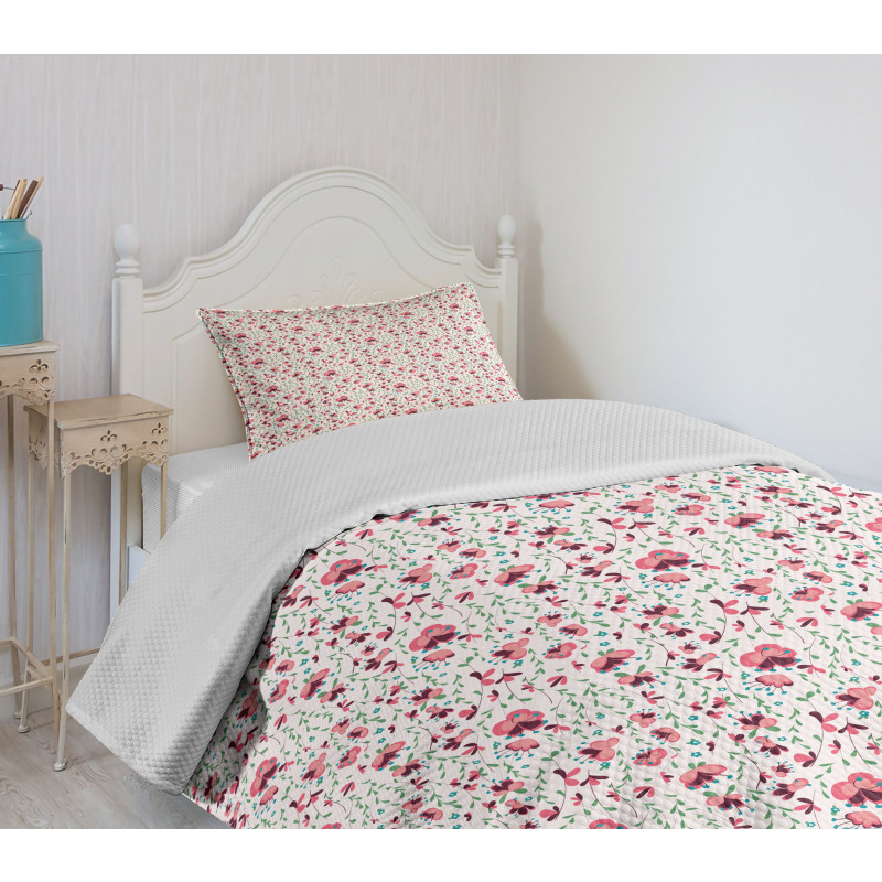 Burgeoning Florets Bedspread Set