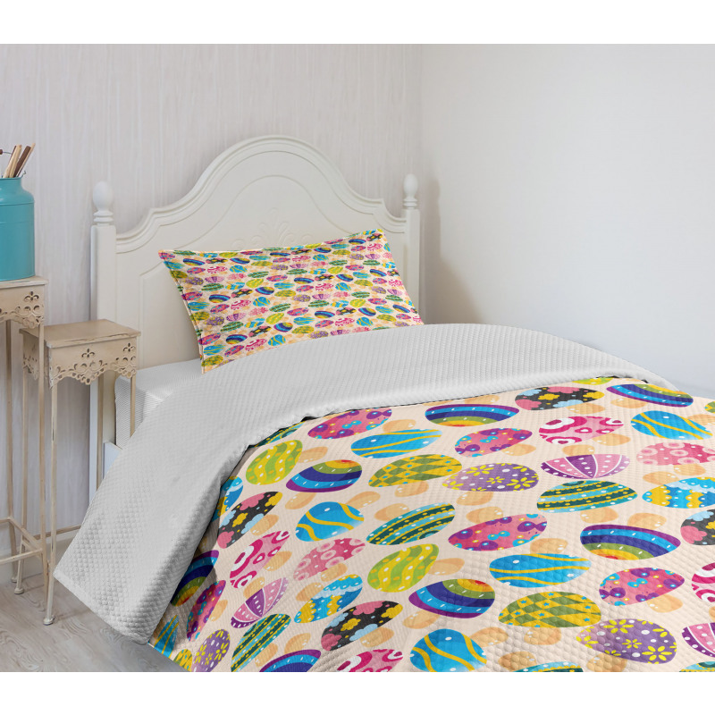 Doodle Mushroom Fairy Bedspread Set