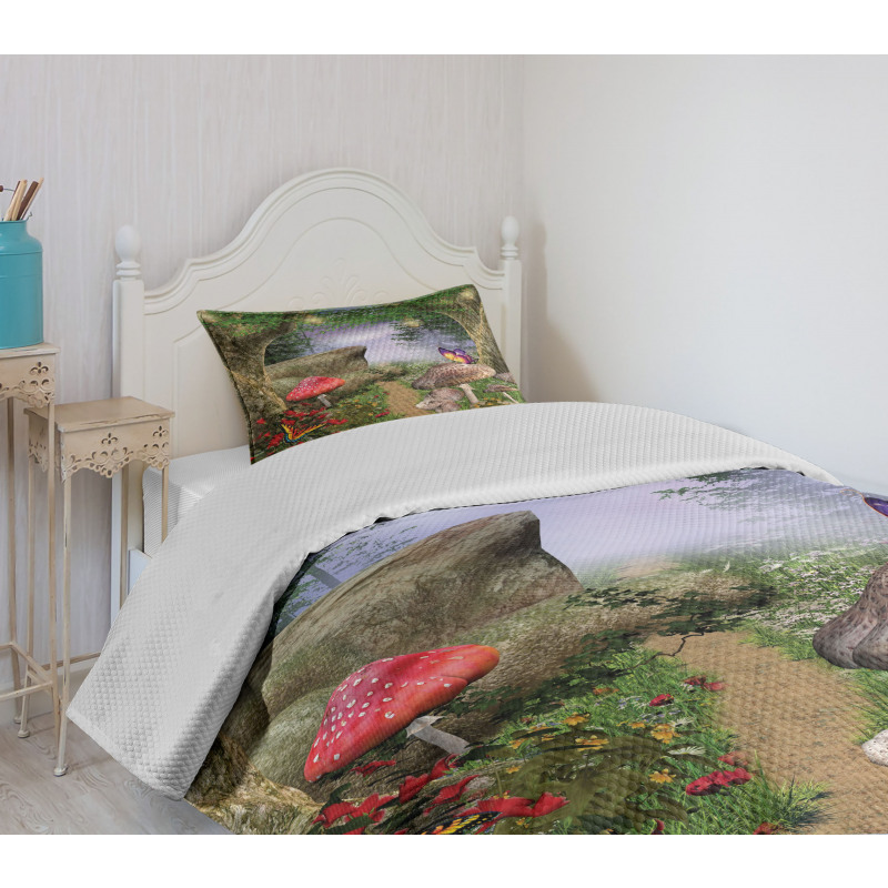 Butterflies Fairytale Bedspread Set