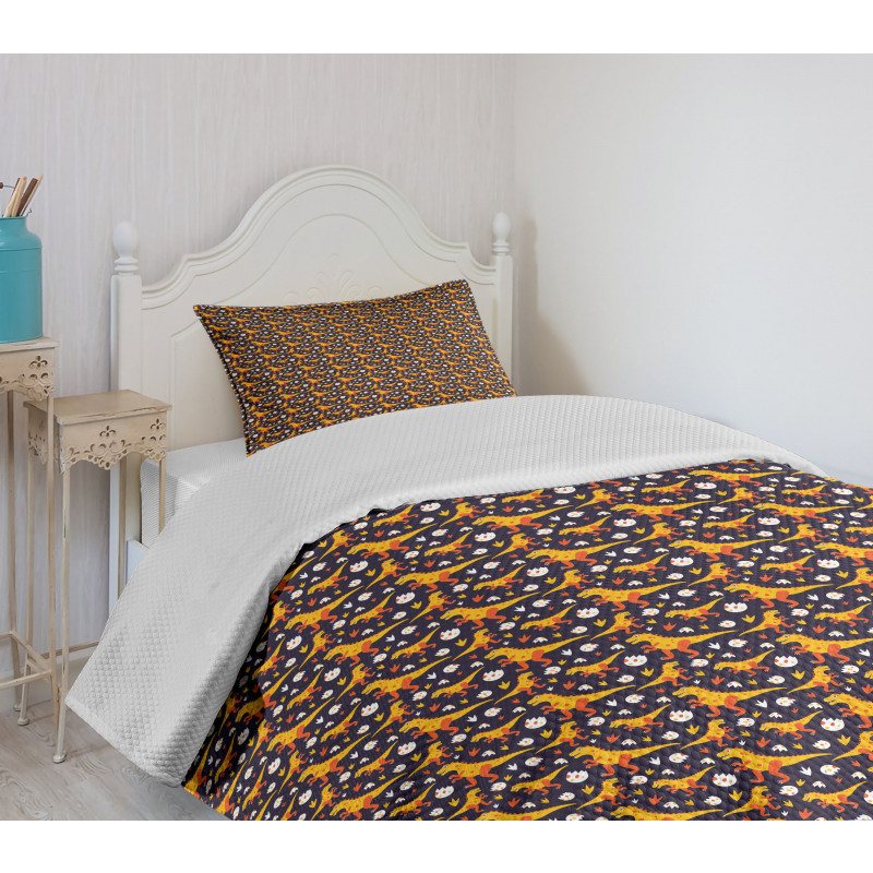 Dinosaur Animal Egg Bedspread Set