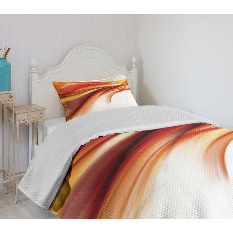 Blurred Smock Art Rays Bedspread Set