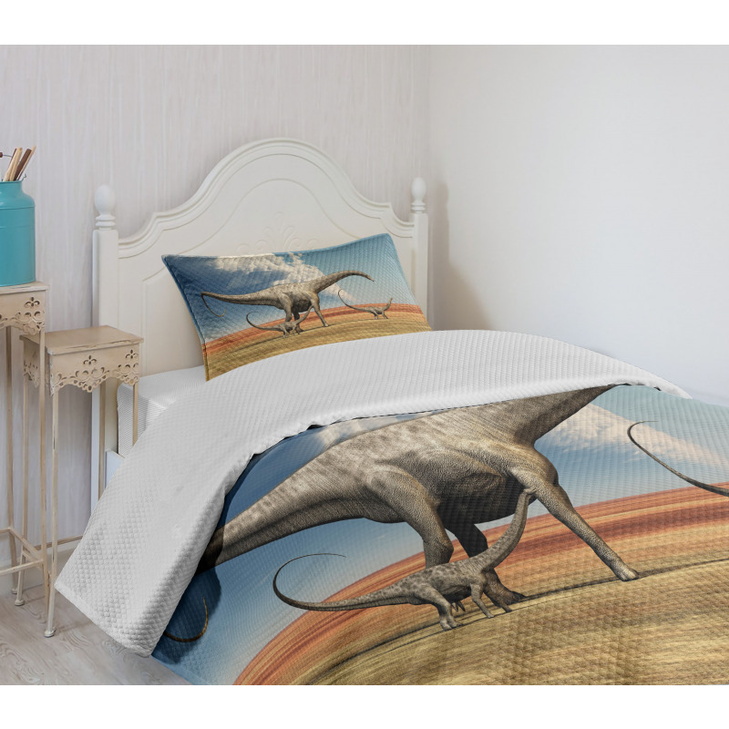 Diplodocus Dinasours Bedspread Set