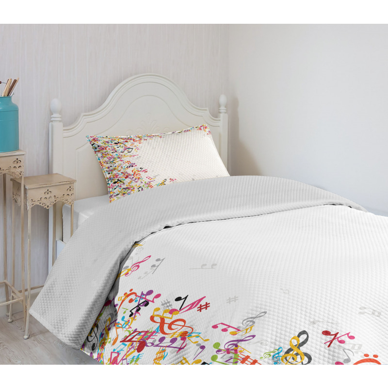 Colorful Festival Frame Bedspread Set