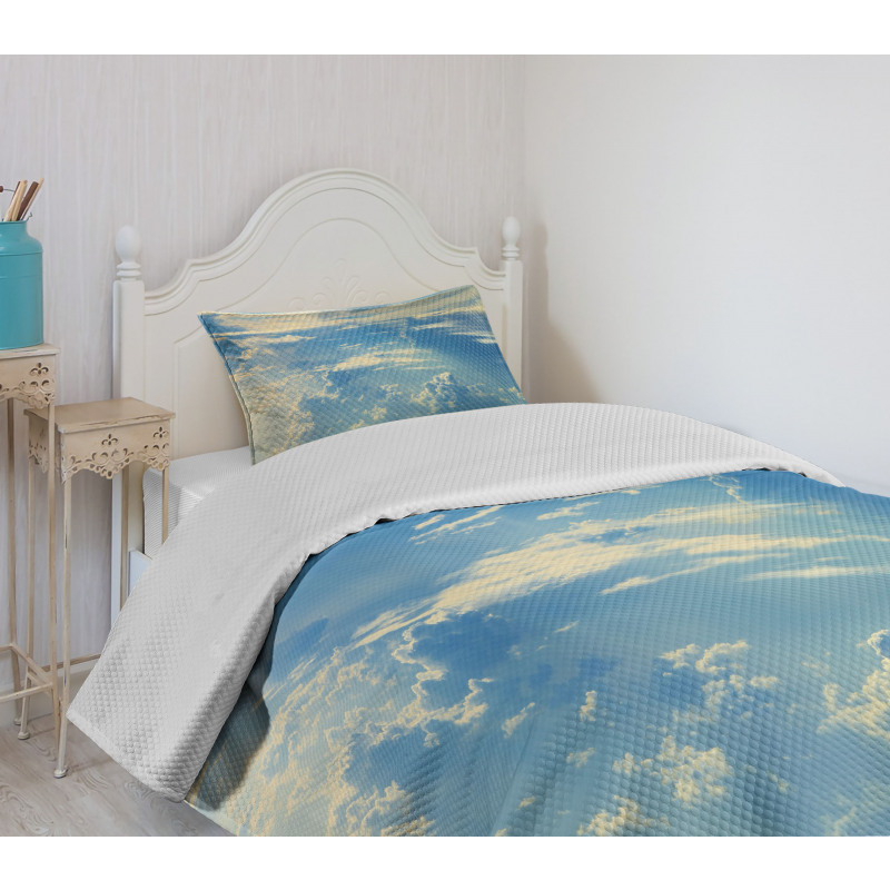 Sunrise Foggy Morning Bedspread Set