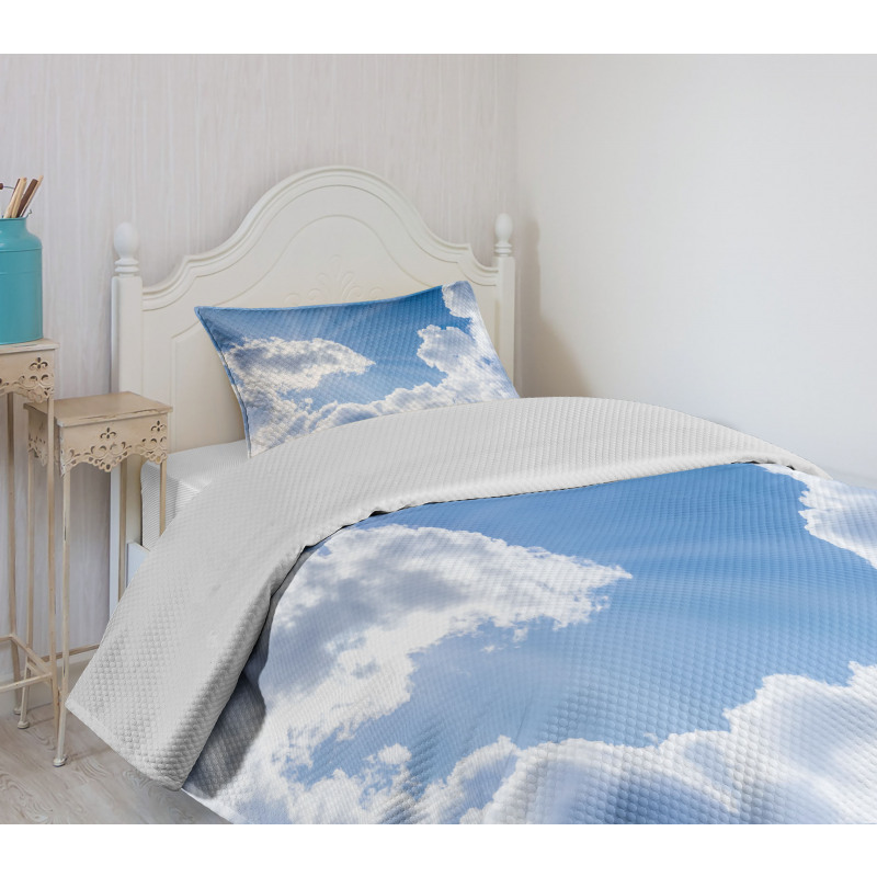 Clouds Scenery Bedspread Set