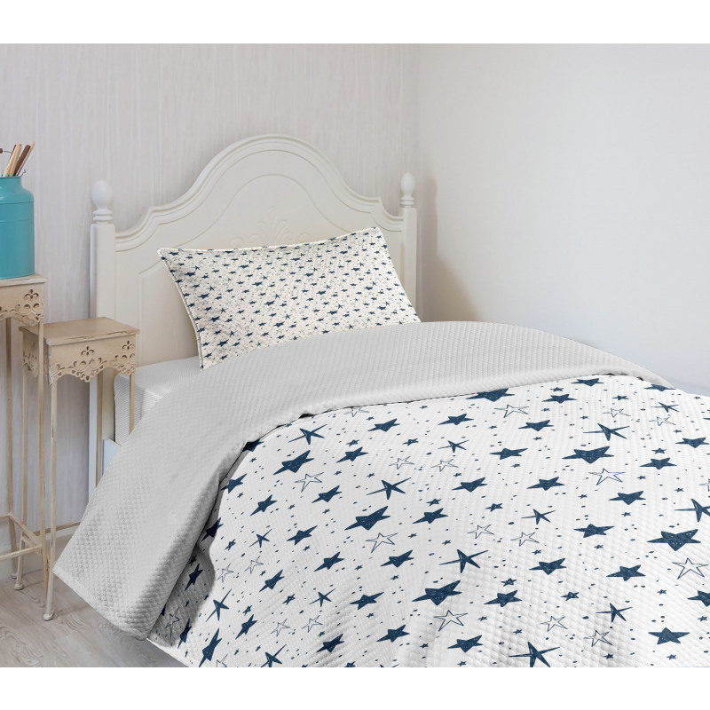 Stars Little Spots Sketchy Bedspread Set