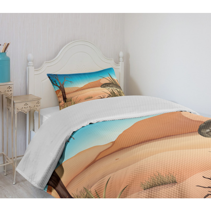 Desert Tropical Nature Bedspread Set