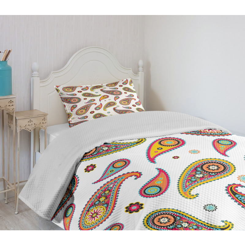 Vintage Hipie Ethnic Bedspread Set