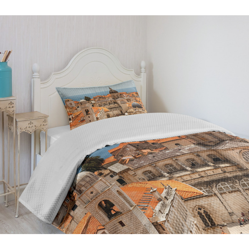 Old City of Dubrovnik Bedspread Set