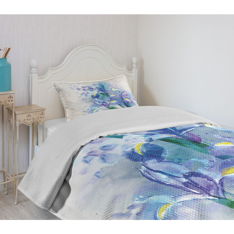 Iris Fresh Colors Bedspread Set