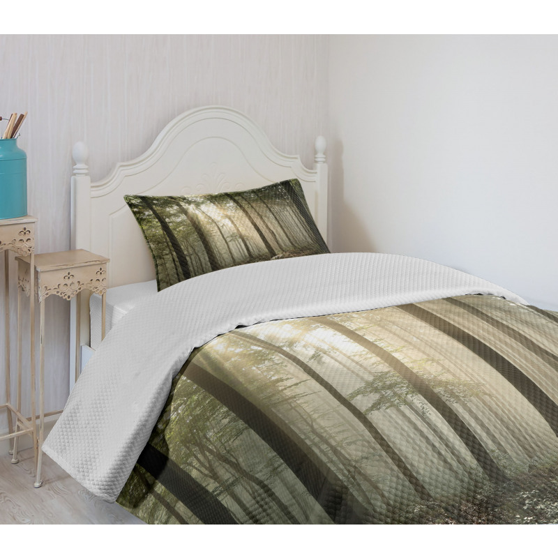 Wild Forest Woodland Bedspread Set