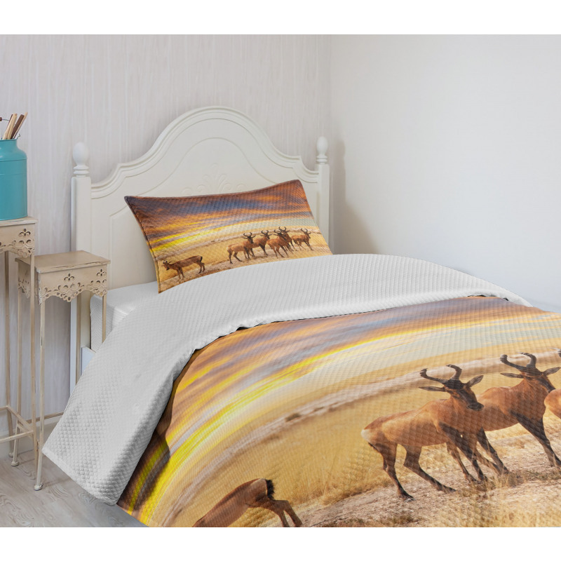 Tropical Animal Bedspread Set