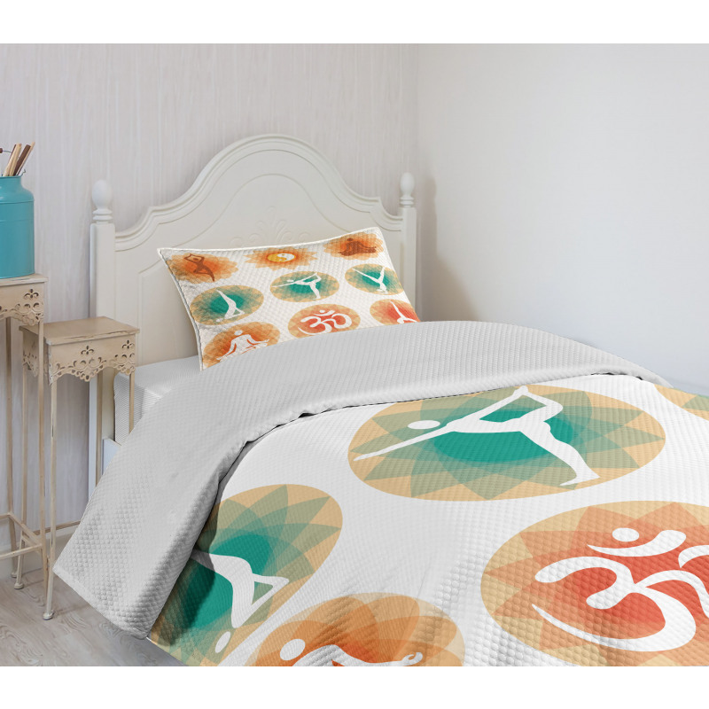 Mental Spirits Pattern Bedspread Set